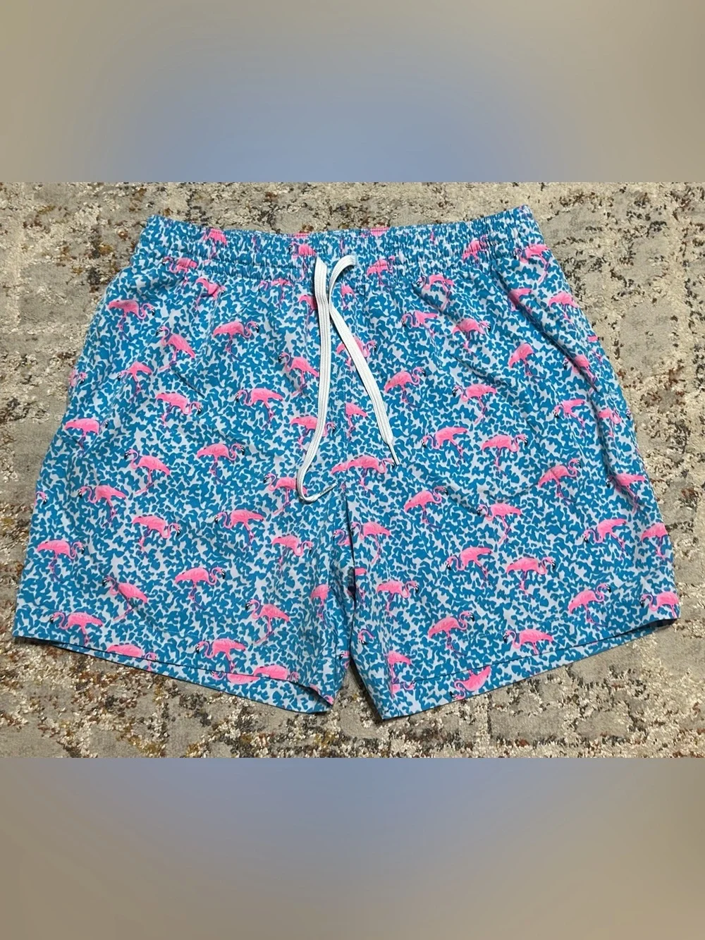 CHUBBIES The Domingos Are For Flamingos swim shorts size Large